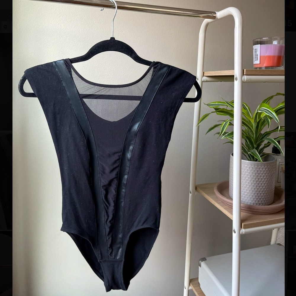 Sheer Deep V Body Suit